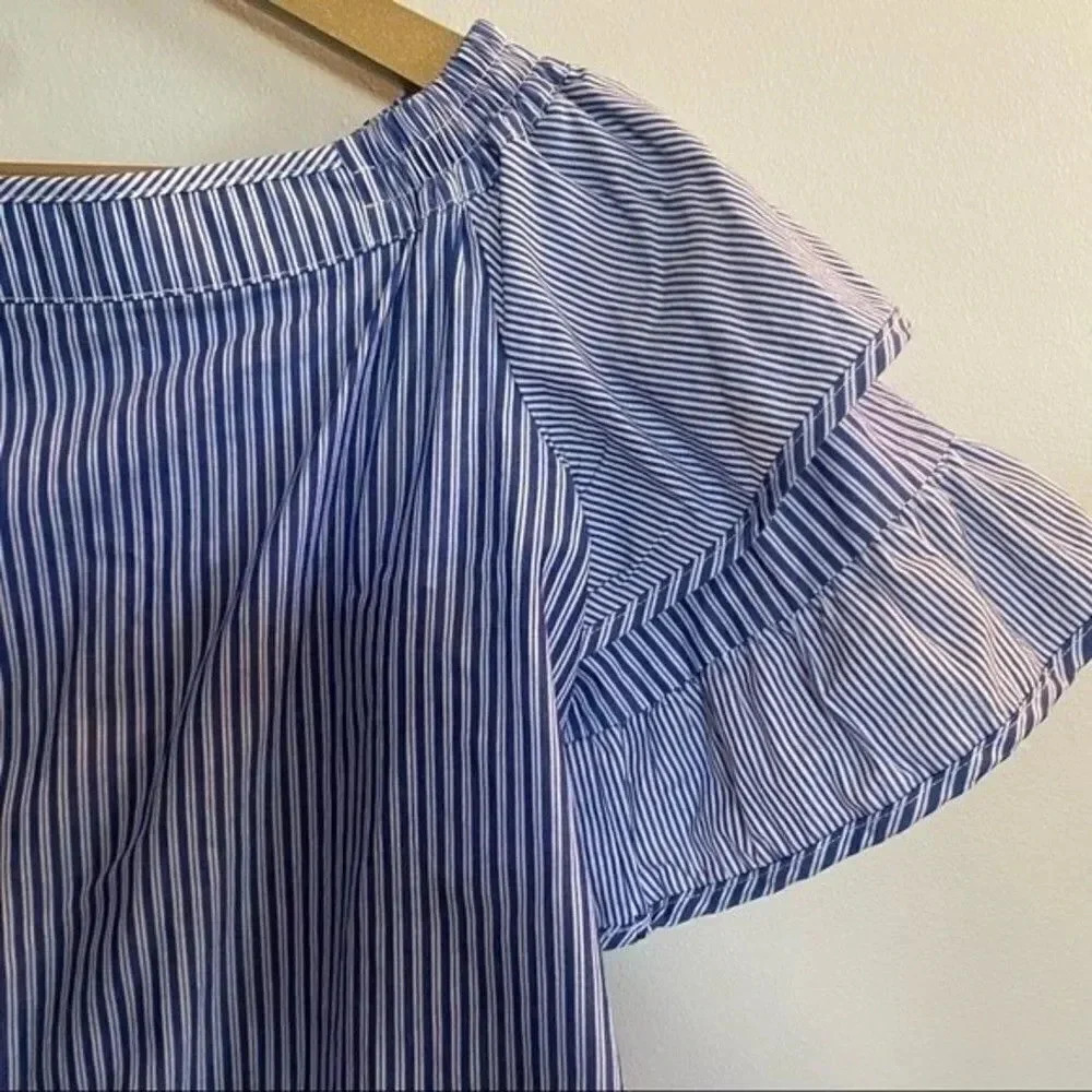 Parker Off the Shoulder Striped Top - Picture 3 of 9